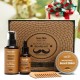 Isner Mile Beard Oil Shampoo Serum Balm Comb Kit Styling Tools Mustache Men's Gift