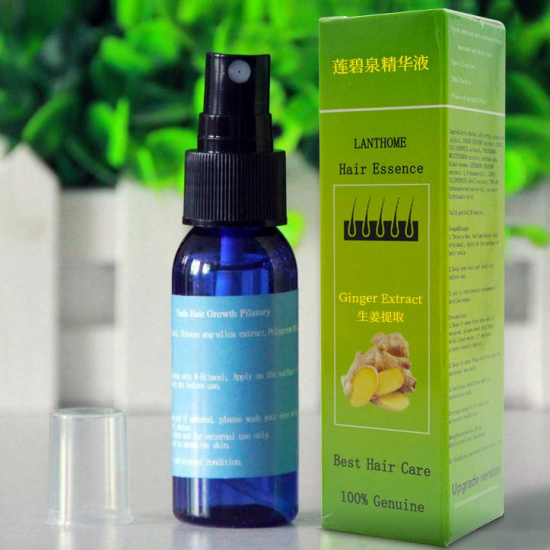 Lanthome Chinese Herbal Fast Hair Growth Essence Liquid Anti Hair Loss Treatment Pilatory Sprayer