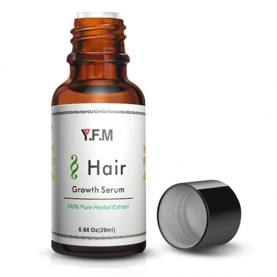 Y.F.M® Pure Herbal Fast Hair Growth Serum Essence Active Hair Follicle Hair Loss Treatment