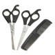 Barber Hairdressing Hair Cutting Thinning Shears Scissors Comb Set