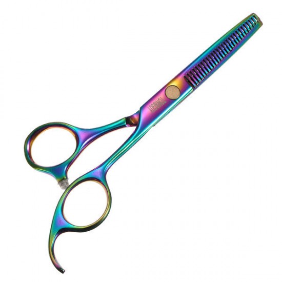 Fashion Mini Convenient Professional Salon Colorful Haircut Toothed Scissors