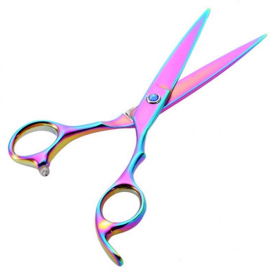 Y.F.M® Stainless Steel Hair Scissors Hairdressing Cutting Hair Styling Tools Rainbow Color