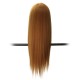 20" Long Hair Mannequin Manikin Training Salon Head Model Hairdressing Cosmetology with Clamp Holder