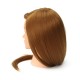 20" Long Hair Mannequin Manikin Training Salon Head Model Hairdressing Cosmetology with Clamp Holder