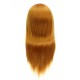 30% Golden Real Hair Hair Salon Mannequin Training Head Models Haircut Hairdressing