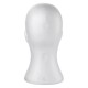 White Female Foam Mannequin Head Model Hat Wig Display Stand Rack