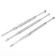 3pcs Spiral Silver Ear Wax Removal Earpick Cleaner Kit Curette Tool