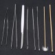 8pcs Stainless Steel Wood Ear Pick Wax Removal Dirt Curette Leaner Kit