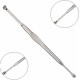 Double Ends Sides Stainless Steel Earpick Ear Pick Wax Curette Remover Cleaner