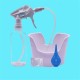 Earwax Removal Kit Ear Wash Bottle System Ear Irrigation System Clog Remover Irrigator Tool Spoon
