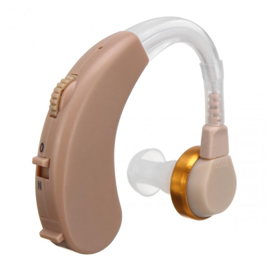 F-135 Mini Portable Hearing Aid Sound Voice Amplifier Behind Ear Enhancement Ear Hearing Aid