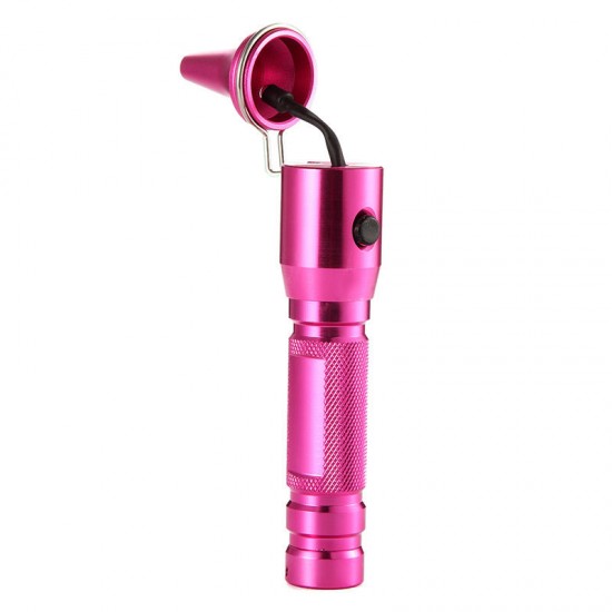 Portable LED Diagnostic Otoscope Ear Canal Pick Cleaning Earpick Mirror Pen Lamp