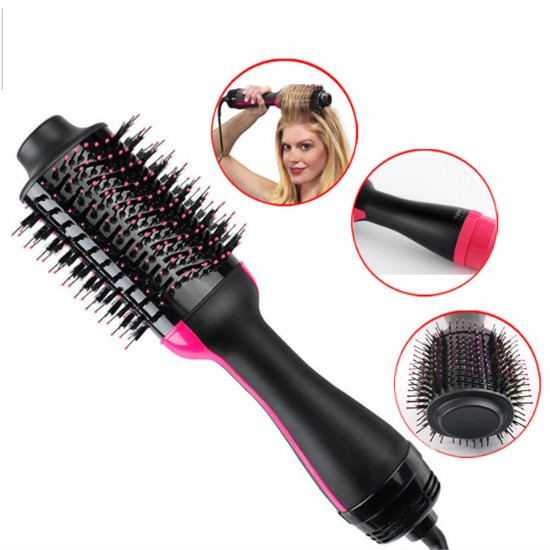 3-in-1 Negative Ion Straightening Hair Dryer Brush One Step for Salon and Curly Hair Comb Reduce Frizz and Static