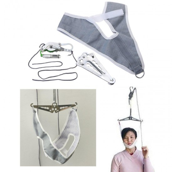 Over Door Cervical Traction Kit Neck Back Stretcher Adjustment Chiropractic