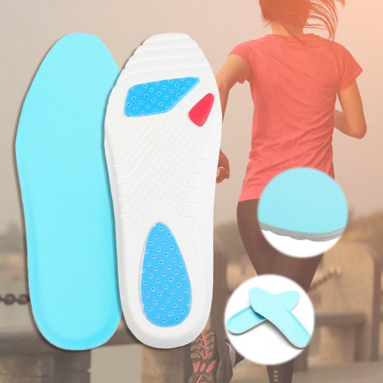 1 Pair Damping Orthotic Sports Insoles Shoe Pad Heel Cushion For Arch Support