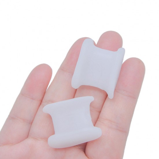 1 Pair Silicone Toe Separator Foot Support Bunion Posture Correction Guard Squishies Squishy