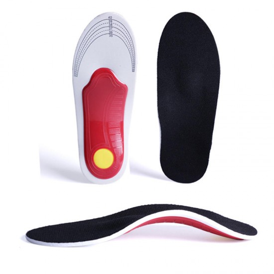 1 Pair Unisex Adjustable Length Arch Support Shoe Insole Foot Brace Orthotic Insert Pad