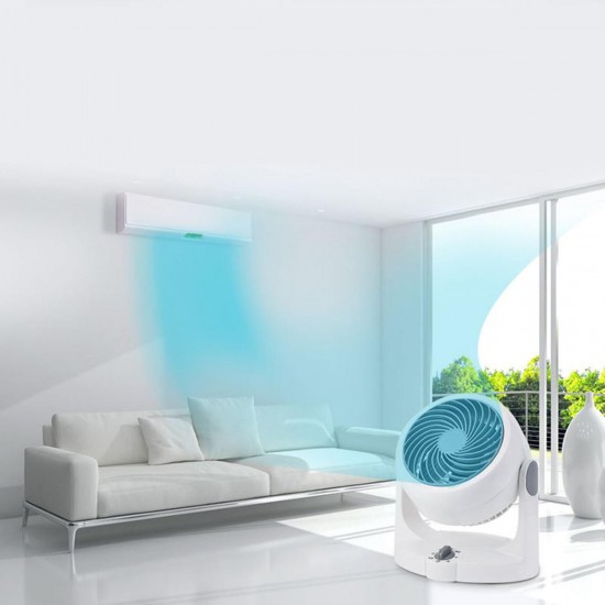 Air Circulator Fan Cooler Quiet Silent Mini Portable Home Office 3 Speeds 220v 35w