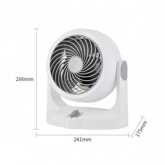 Air Circulator Fan Cooler Quiet Silent Mini Portable Home Office 3 Speeds 220v 35w