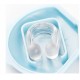 Transparent Silicone Gel Snoring Stoper Silent Sleep Nose Clip Aids with Case