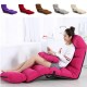 205CM 3 Folding Lazy Sofa Chair Portable Stylish Couch Bed Lounge with Pillow Back Support