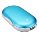 5200mAh 4 In 1 Macarons Pocket Hand Warmer Heater Rechargeable LED USB Electric Mobile Power Bank PTC Ceramic Heating with Vibration Massager Function