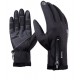 Mens Unisex Touch Screen Fleece Gloves No-Slip Windproof  Waterproof
