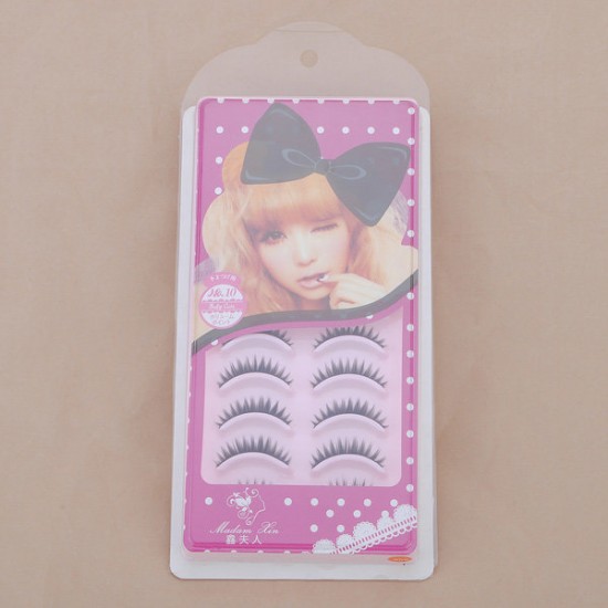 10 Pair Natural False Eyelashes Eye Lash Makeup