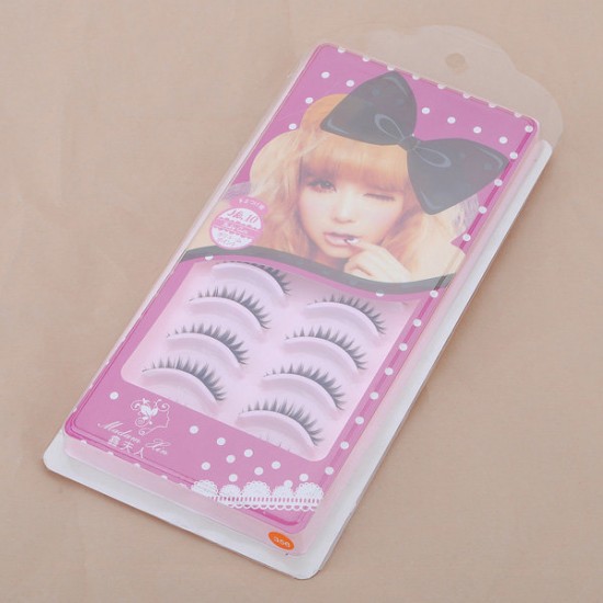 10 Pair Natural False Eyelashes Eye Lash Makeup