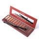 12 Colors Warm Brown Eye Shadow Palette Matte Shimmer Cosmetic