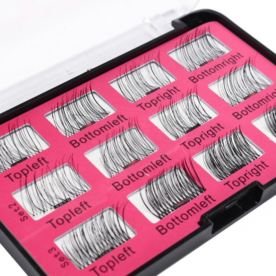 12Pcs/6 Pairs Magnetic 3D False Eyelashes Long Natural Eye Lashes Extension