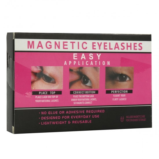 12Pcs/6 Pairs Magnetic 3D False Eyelashes Long Natural Eye Lashes Extension