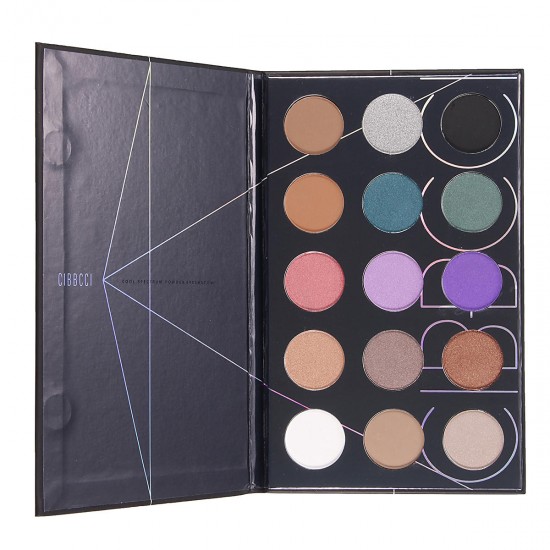 15 Colors Matte Shimmer Eyeshadow Palette Makeup Cosmetic Eye Shadow Set