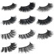 1Pair 3D Mink Hair Black False Eyelashes Makeup Cosmetics Handmade Thick Natural Long