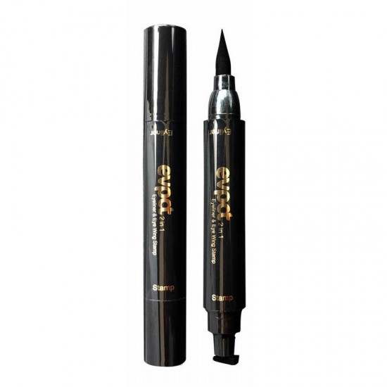 2 in 1 Black Liquid Eyeliner Wing Seal Stamp Pencil Quick Dry Waterproof Makeup 2 in 1 Black Liquid Eyeliner Wing Seal Stamp Pencil Quick Dry Waterproof Makeup
