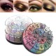 20 Colors Shimmer Eyeshadow Palette Glitter Smoky Earth Color Eye Shadow Power Long-Lasting
