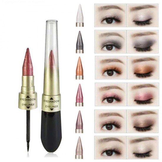 HengFang Shimmer Eye Shadow Stick Glitter Eyeshadow Waterproof Black Eyeliner Highlighter Makeup