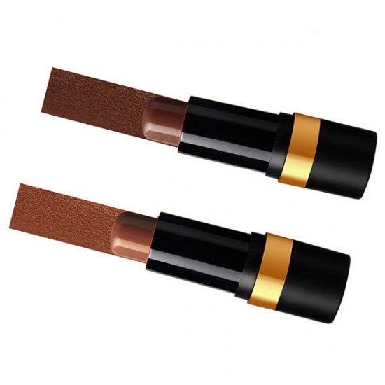 2 Colors Highlighter Shading Stick Contouring Bronzer Shimmer Powder Cream Makeup Waterproof