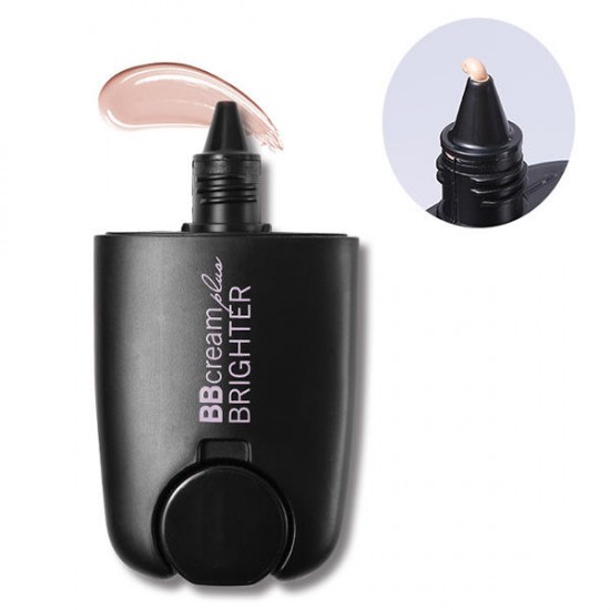 2 In 1 BB Cream Concealer Liquid Highlight Coverage Waterproof Makeup Foundation
