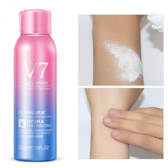 200ml V7 Skin Whitening Cream Tone Up Lazy Spray Moisturize Face Body Concealer