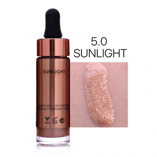 Metallic Highlighter Liquid Make Up Cosmetic Concealer Shiny Glow Shading Long Lasting