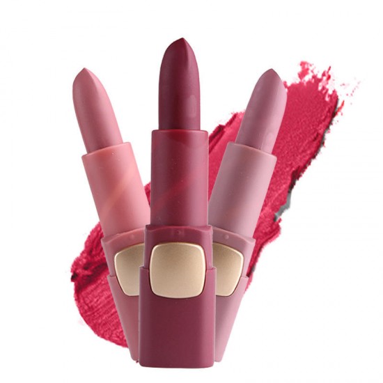 MISS ROSE 1Pc Matte Lip Stick Makeup Long Lasting Lips Moisturizing Cosmetics
