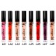 POPFEEL Lip Gloss Matte Lipstick Natural Makeup Water Kiss Proof Liquid Cosmetics