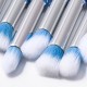 10Pcs Soft Makeup Brushes Set Blue Eye Shadow Foundation Powder Brush 10Pcs Soft Makeup Brushes Set Blue Eye Shadow Foundation Powder Brush