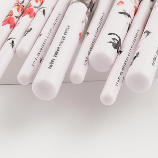 10Pcs Soft Makeup Brushes Set Blue Eye Shadow Foundation Powder Brush 10Pcs Soft Makeup Brushes Set Blue Eye Shadow Foundation Powder Brush