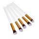 10Pcs White Foundation Makeup Tools Cosmetic Brushes Set Kit