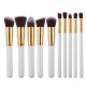 10Pcs White Foundation Makeup Tools Cosmetic Brushes Set Kit 10Pcs White Foundation Makeup Tools Cosmetic Brushes Set Kit