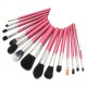 15Pcs Makeup Brushes Eye Shadow Foundation Blush Powder Cream Cosmetic Tools Black Pink Blue Yellow 15Pcs Makeup Brushes Eye Shadow Foundation Blush Powder Cream Cosmetic Tools Black Pink Blue Yellow
