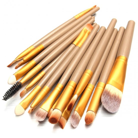 20pcs Makeup Brushes Set Kit Blush Foundation Liquid Eyeshadow Eyeliner Comestic Powder