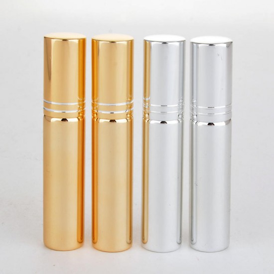 10ml Electroplated UV Glass Travel Perfume Bottles Atomizer Portable Spray Refillable Container